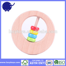 Natürliches Holz Europäisches Baby Teether Greifen Spielzeug